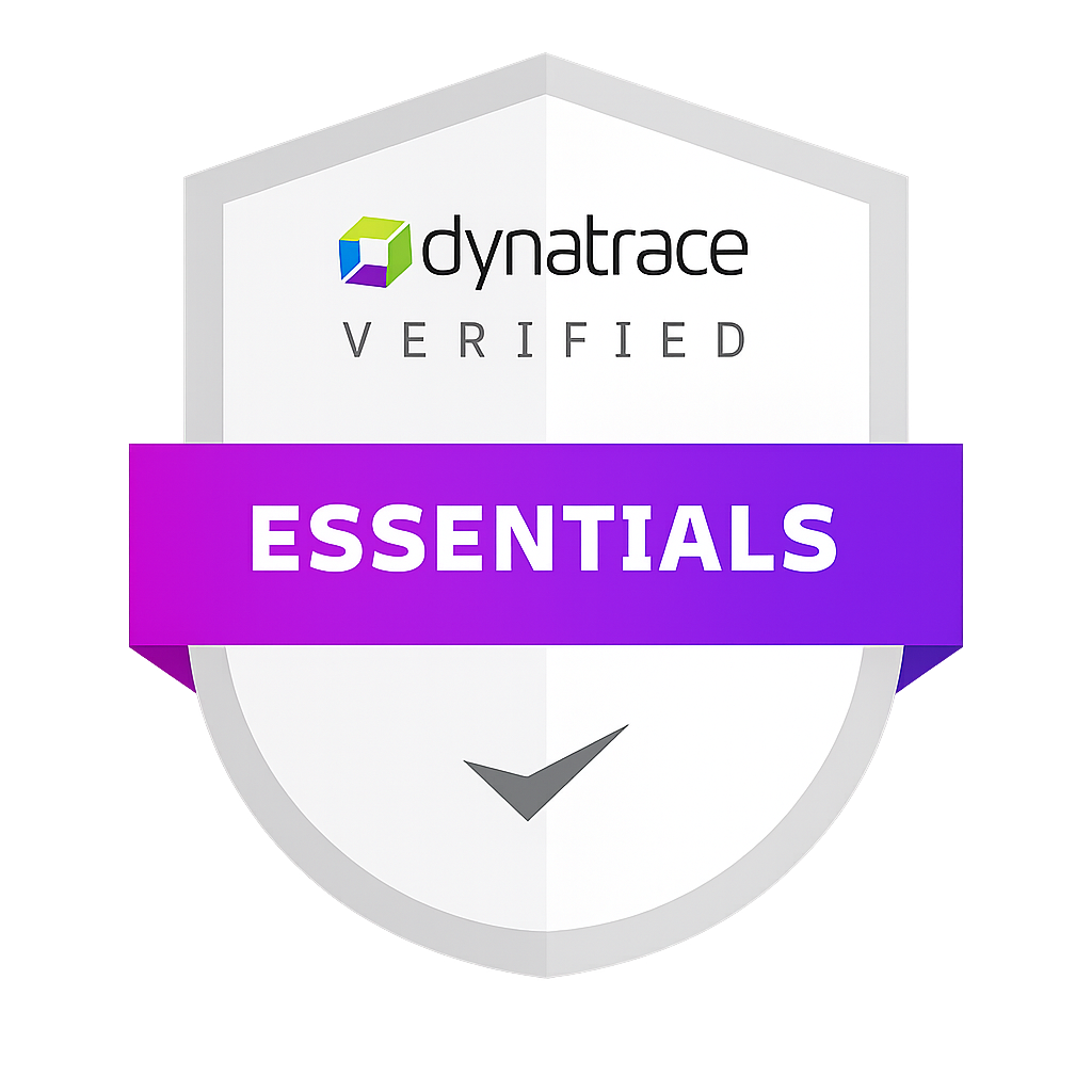 Dynatrace Essentials badge